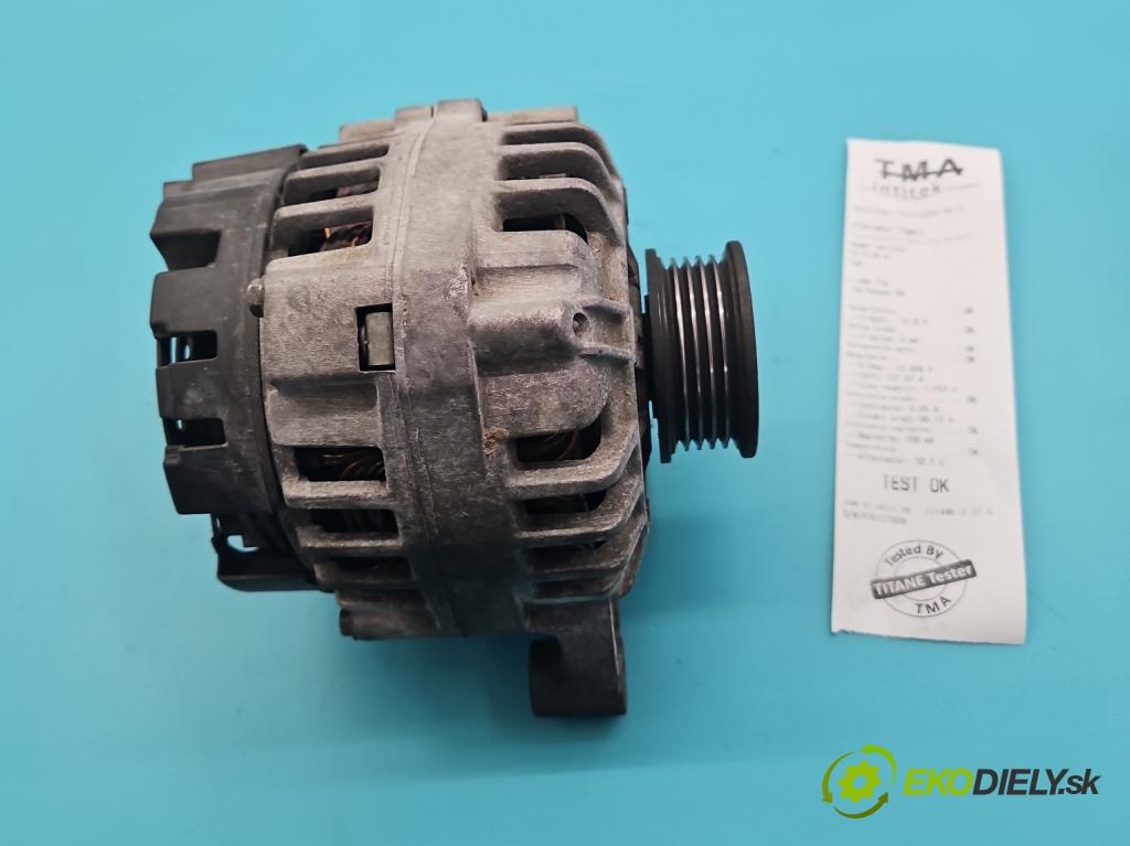 Vw Passat B5 1995-2005 1.6 8V 101 HP manual 74 kW 1595 cm3 4- Alternator 06B903016D (Alternátor)
