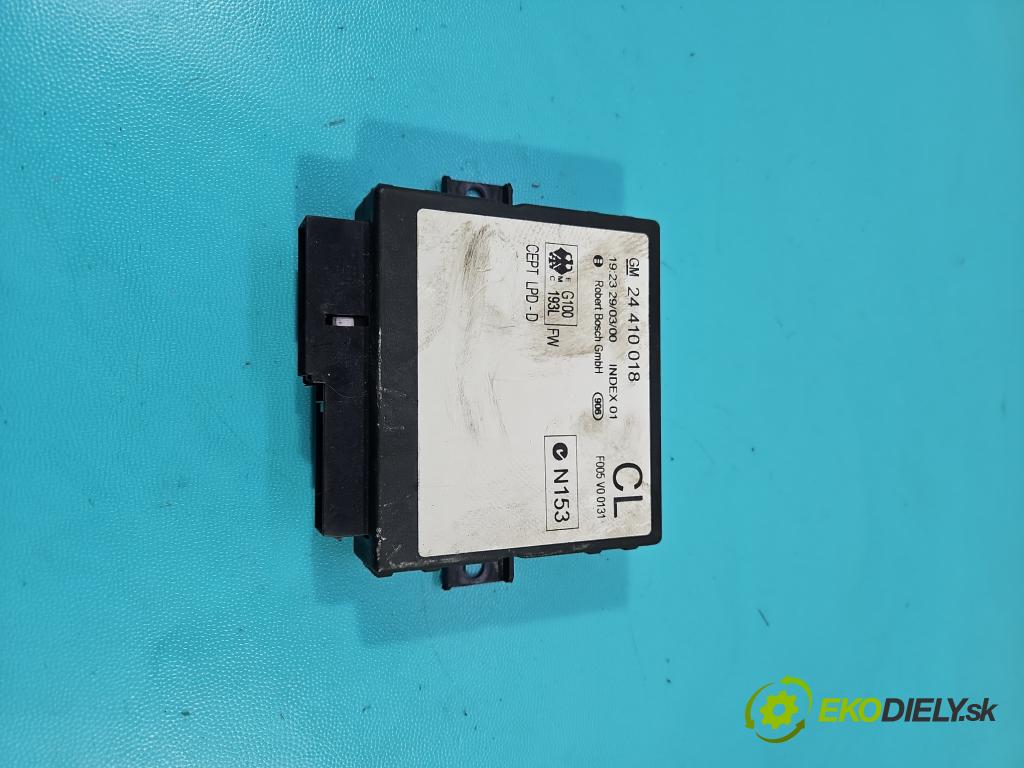 Opel Zafira A 1999-2005 1.6 16V 101 HP manual 74 kW 1598 cm3 5- riadiaca jednotka motora 09364499