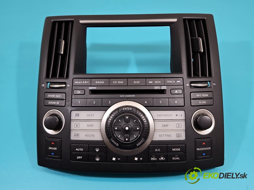 Infiniti FX I 2003-2008 3.5 V6 280KM: automatic 206 kW 3498 cm3 5- Radio originál 28395CL71A