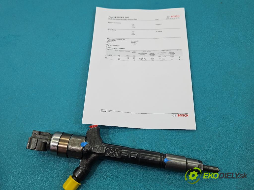 Toyota Rav4 II 2000-2005 2.0 D4D 116 HP manual 85 kW 1995 cm3 5- vstrek 23670-27030 (Vstrekovač paliva)