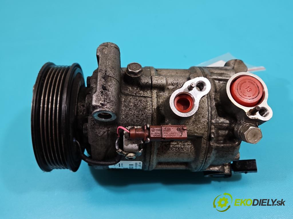 Skoda Fabia III 2014- 2021 1.0 MPI 60 HP manual 44 kW 999 cm3 5- Kompresor: klimatizácie 3Q0816803B (Kompresor klimatizácie)