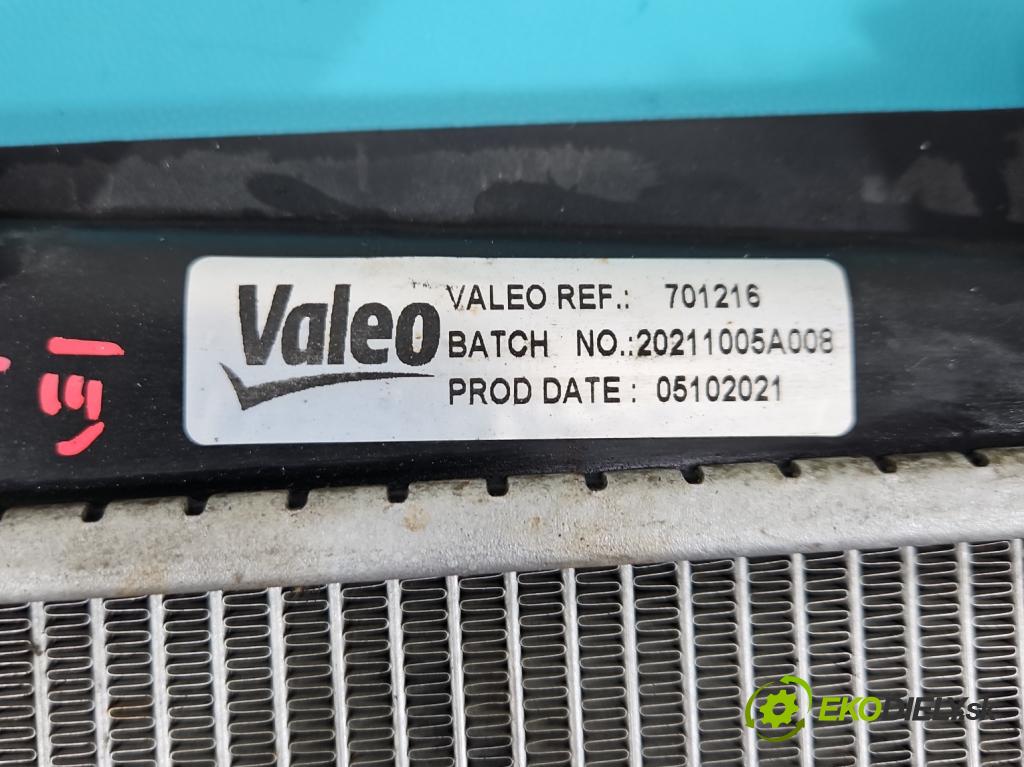 Toyota Yaris III 2011-2020 1.3 vvti 99 hp manual 73 kW 1329 cm3 5- Chladič vody 701216 (Chladiče vody)