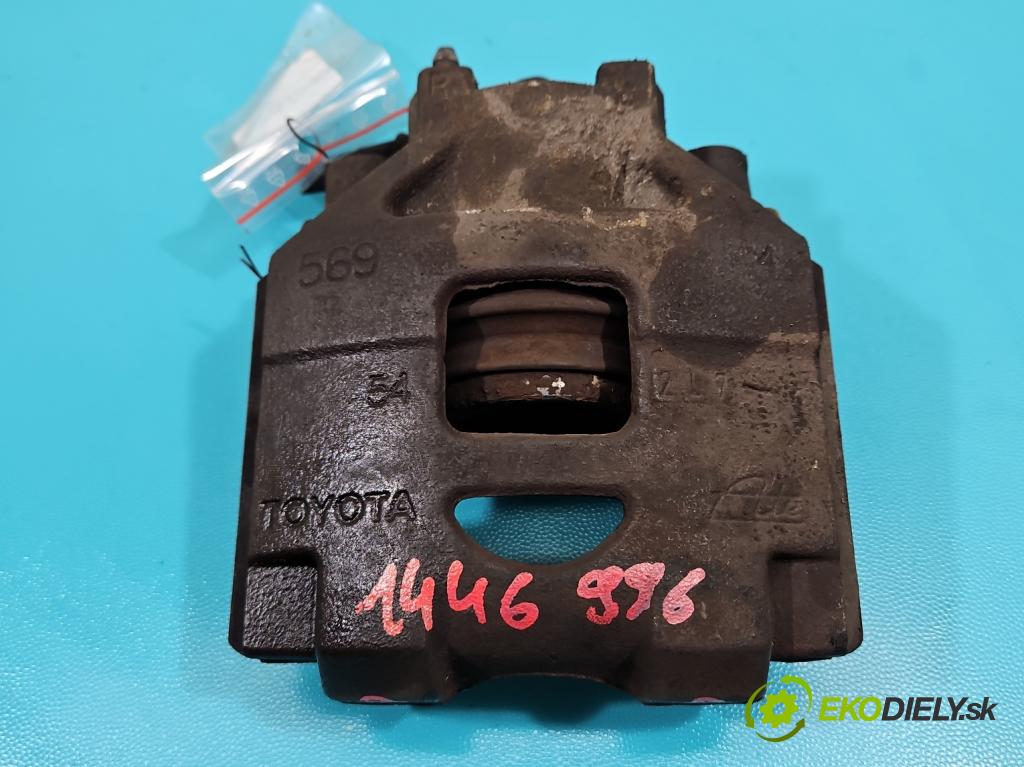 Toyota Yaris III 2011-2020 1.3 vvti 99 HP manual 73 kW 1329 cm3 5- brzdič predné pravý  (Kľučka dverí ostatné)