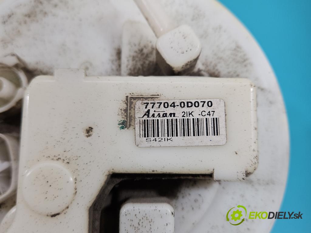 Toyota Yaris III 2011-2020 1.3 vvti 99 hp manual 73 kW 1329 cm3 5- čerpadlo paliva 77704-0D070