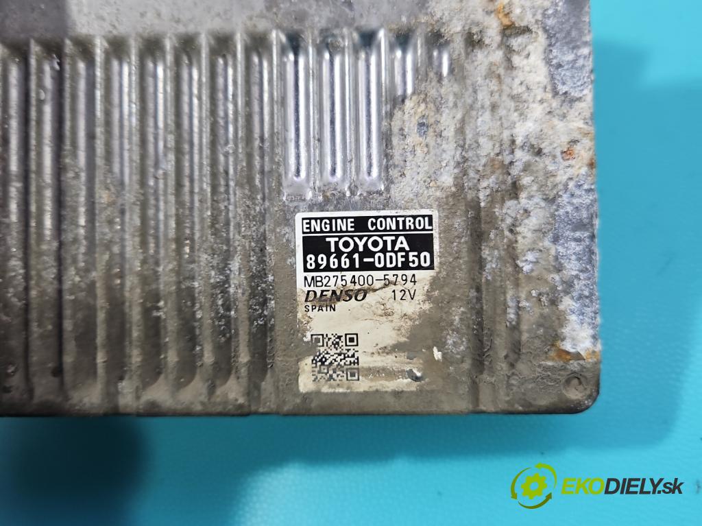 Toyota Yaris III 2011-2020 1.3 vvti 99 HP manual 73 kW 1329 cm3 5- riadiaca jednotka motora 89661-0DF50