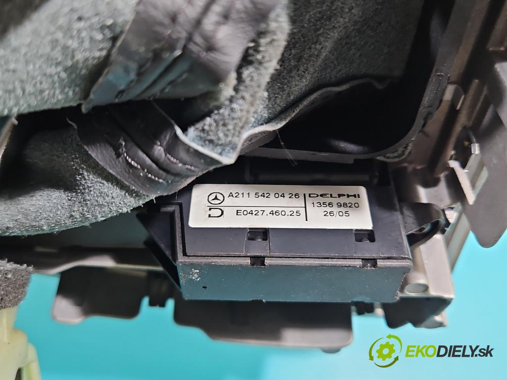 Mercedes E W211 2002-2009 3.0 V6 CDI 190 HP automatic 140 kW 2987 cm3 4- Páka: Změny: stupeň,rýchlosť A2112674224 (Rýchlostná páka (kulisa))