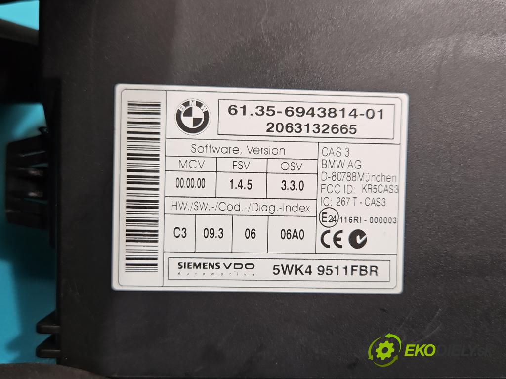 Bmw 3 E90 2005-2013 2.0 16V 150 HP automatic 110 kW 1995 cm3 5- riadiaca jednotka motora DME7565300