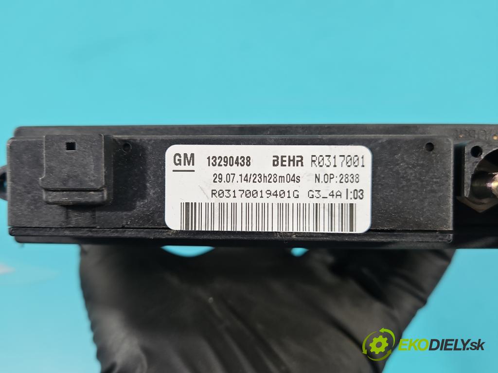 Opel Insignia A 2008-2017 2.0 cdti automatic 143,1 kW 1956 cm3 5- radiator 13290438 (Radiátor kúrenia)