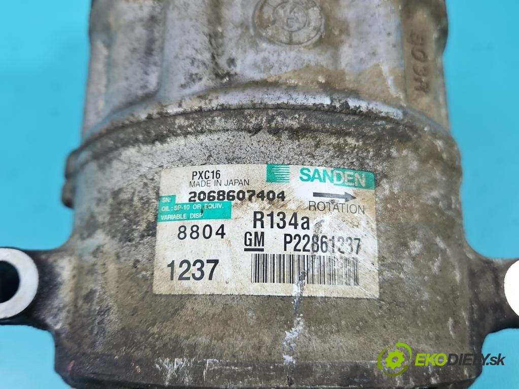 Opel Insignia A 2008-2017 2.0 cdti automatic 143,1 kW 1956 cm3 5- Kompresor: klimatizácie 2068607404 (Kompresor klimatizácie)