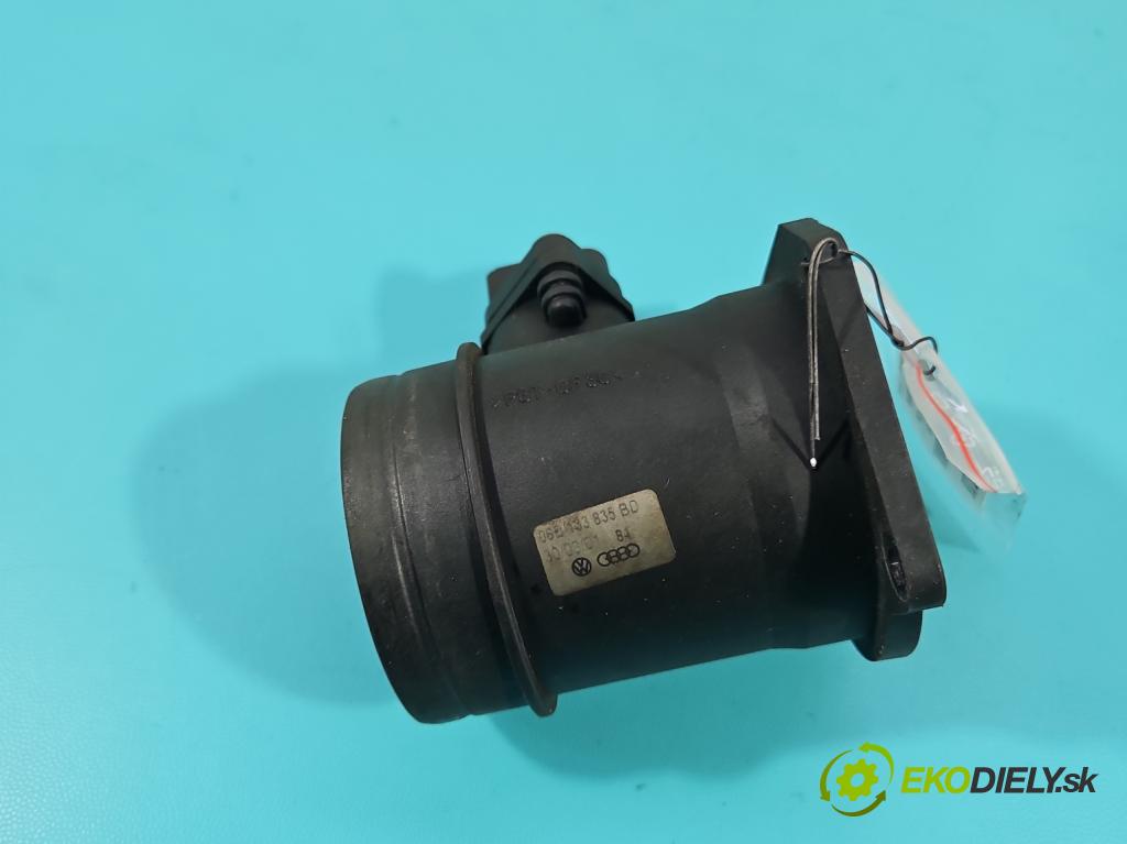 Audi A4 B6 2000-2004 2.0 20V 131 HP manual 96 kW 1984 cm3 4- průtokoměr: 0280218058 (Váha vzduchu)