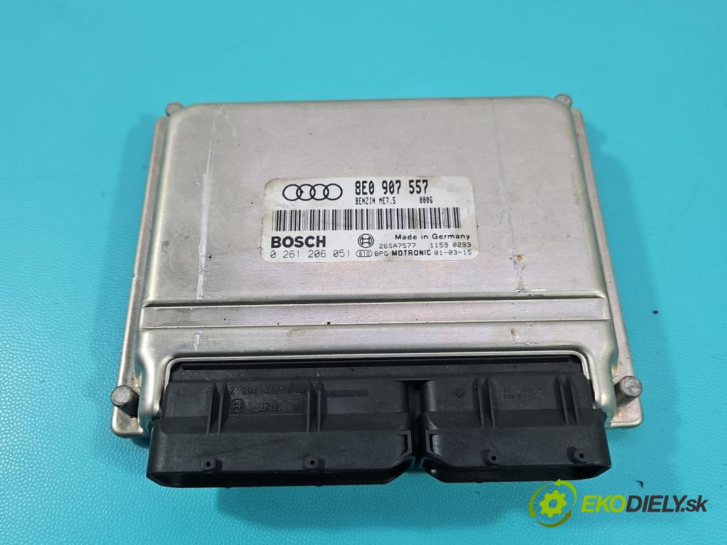 Audi A4 B6 2000-2004 2.0 20V 131 HP manual 96 kW 1984 cm3 4- riadiaca jednotka motora 8E0907557