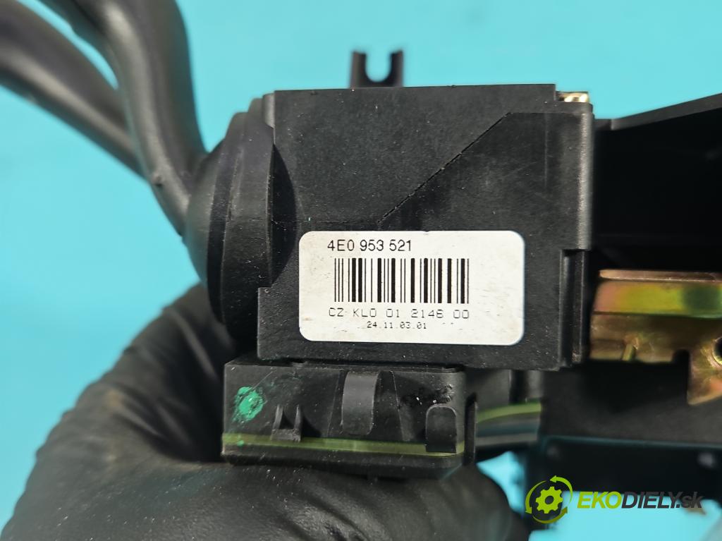 Audi A4 B6 2000-2004 2.0 20V 131 hp manual 96 kW 1984 cm3 4- Přepínač sdružený 8E0953549F (Páčky pod volantem)