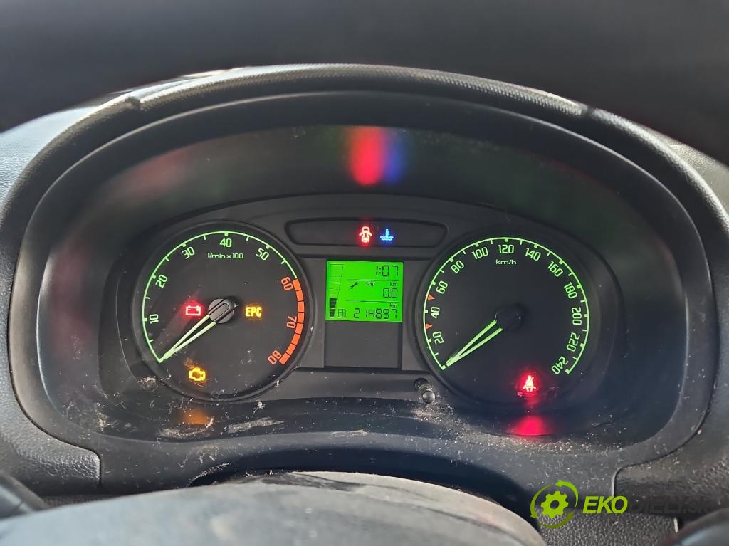 Skoda Fabia II 2007-2014 1.2 12V 69KM manual 51 kW 1198 cm3 5- prístrojovka/ budíky 5J0920801B (Prístrojová doska, displej)