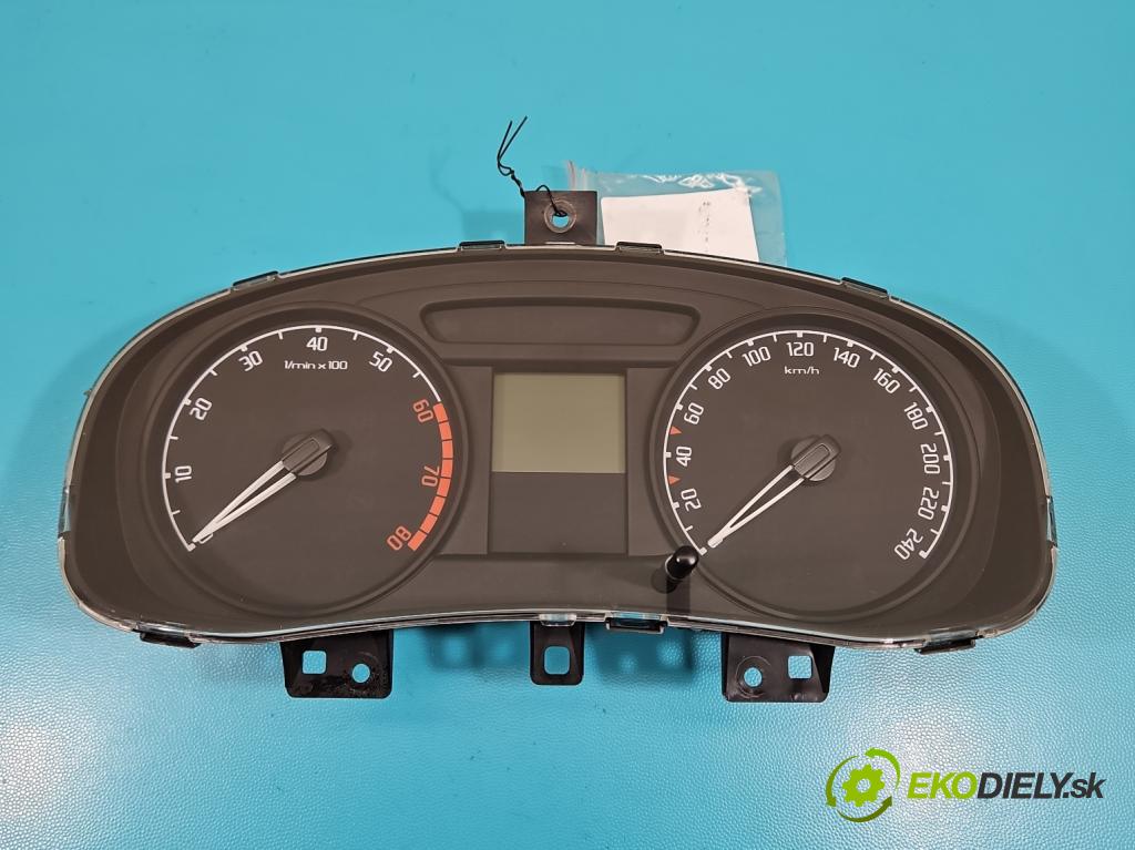 Skoda Fabia II 2007-2014 1.2 12V 69KM manual 51 kW 1198 cm3 5- prístrojovka/ budíky 5J0920801B (Prístrojová doska, displej)