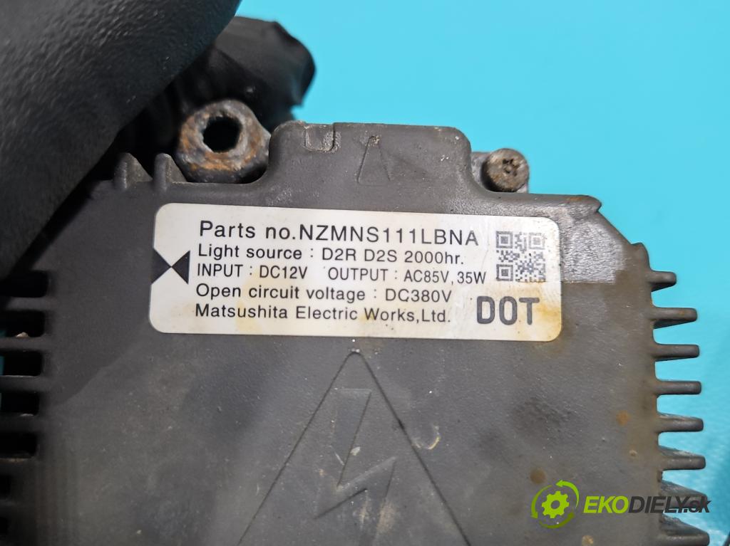 Infiniti FX I 2003-2008 3.5 V6 280KM: automatic 206 kW 3498 cm3 5- střídač: xenon NZMNS111LBNA (Riadiaca jednotka xenónu)