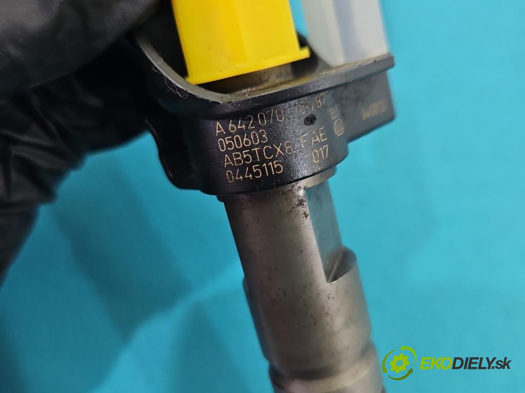 Mercedes E W211 2002-2009 3.0 V6 CDI 190 HP automatic 140 kW 2987 cm3 4- vstrek 0445115017 (Vstrekovač paliva)