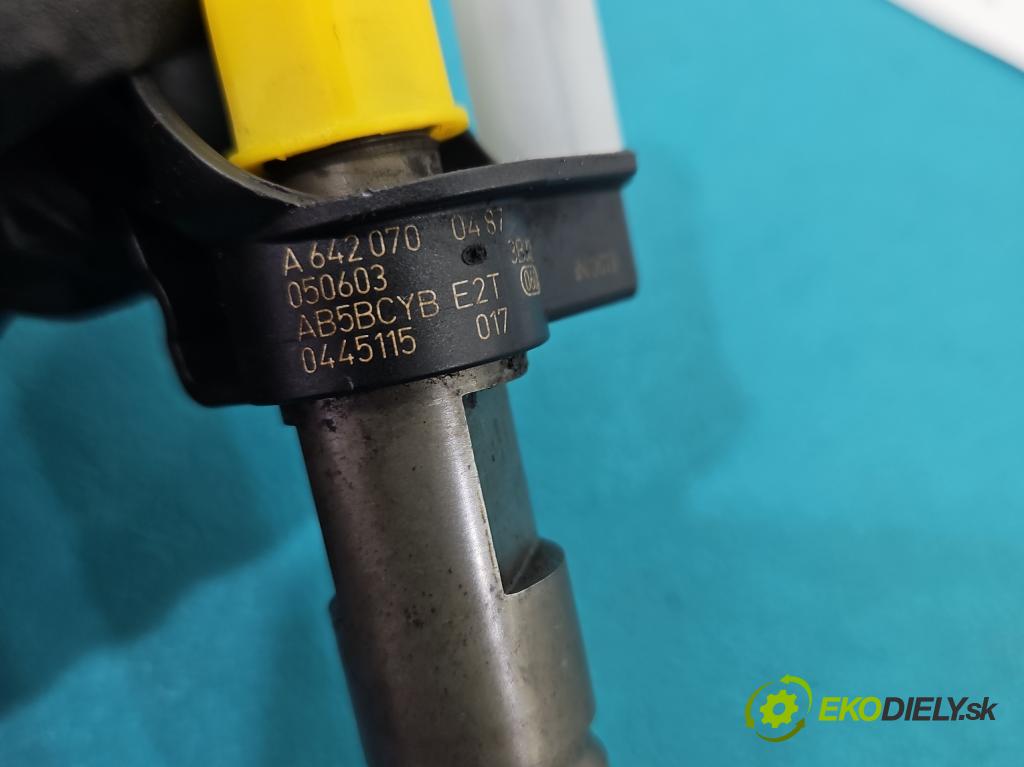 Mercedes E W211 2002-2009 3.0 V6 CDI 190 HP automatic 140 kW 2987 cm3 4- vstrek 0445115017 (Vstrekovač paliva)