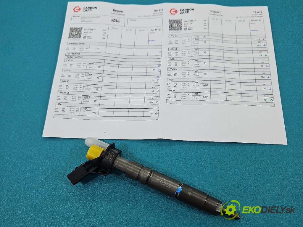 Mercedes E W211 2002-2009 3.0 V6 CDI 190 HP automatic 140 kW 2987 cm3 4- vstrek 0445115017 (Vstrekovač paliva)