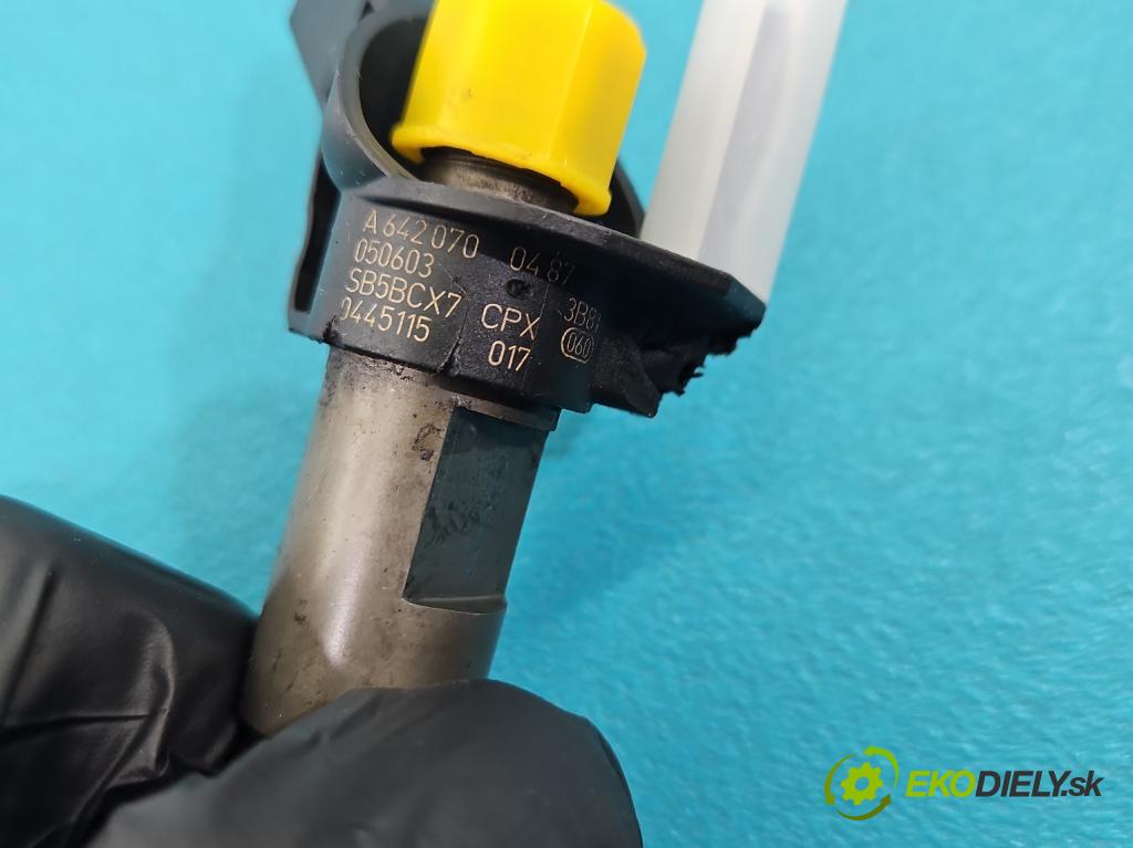 Mercedes E W211 2002-2009 3.0 V6 CDI 190 HP automatic 140 kW 2987 cm3 4- vstrek 0445115017 (Vstrekovač paliva)