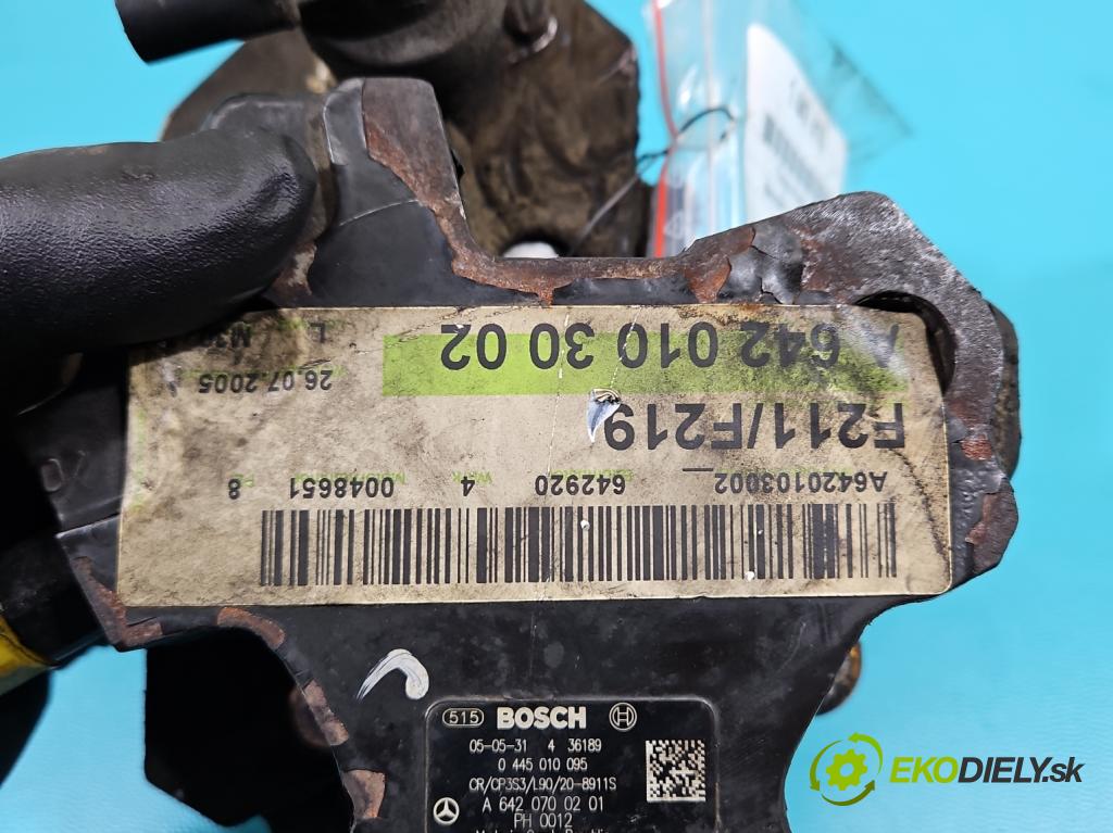 Mercedes E W211 2002-2009 3.0 V6 CDI 190 HP automatic 140 kW 2987 cm3 4- čerpadlo vstrekovacia A6420103002 (Vstrekovacie čerpadlo)