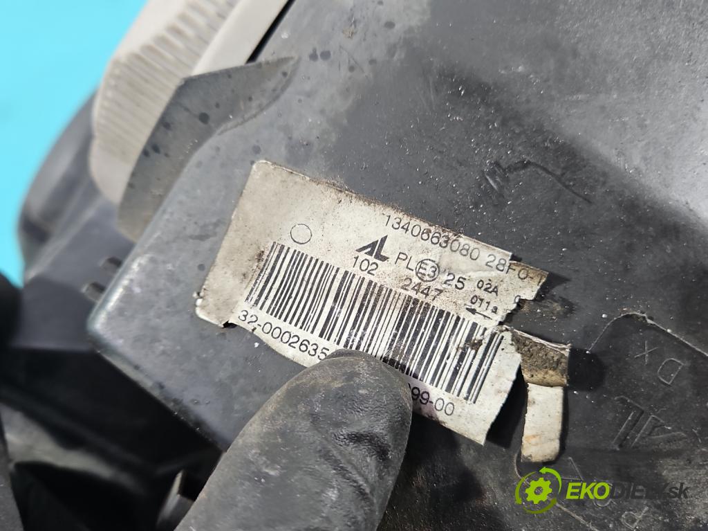 Fiat Ducato III 2006-2014 2.3 jtd 120 HP manual 88 kW 2287 cm3 5- Reflektor: pravý 1340663080 (Svetlo predné pravé)