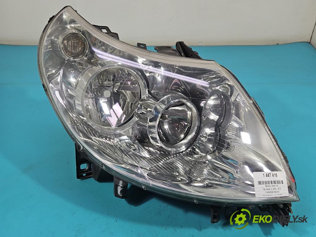 Fiat Ducato III 2006-2014 2.3 jtd 120 HP manual 88 kW 2287 cm3 5- Reflektor: pravý 1340663080 (Svetlo predné pravé)