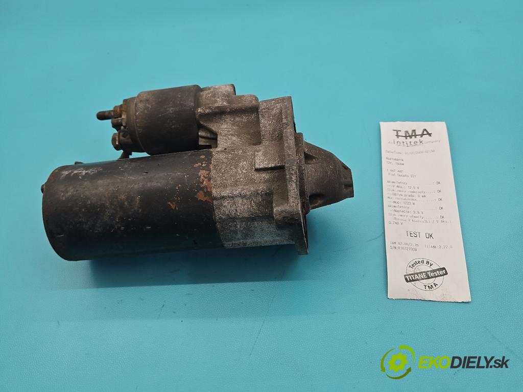 Fiat Ducato III 2006-2014 2.3 jtd 120 HP manual 88 kW 2287 cm3 5- štartér  (Štartér)