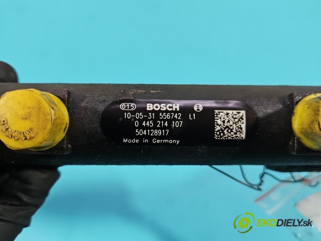 Fiat Ducato III 2006-2014 2.3 jtd 120 HP manual 88 kW 2287 cm3 5- lišta vstrekovacia 0445214107 (Vstrekovacia lišta)