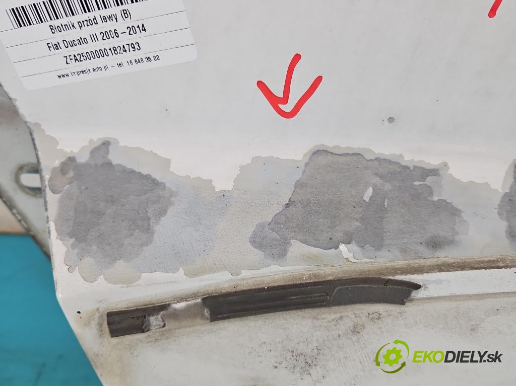 Fiat Ducato III 2006-2014 2.3 jtd 120 hp manual 88 kW 2287 cm3 5- blatnik přední levý  (Predné ľavé)