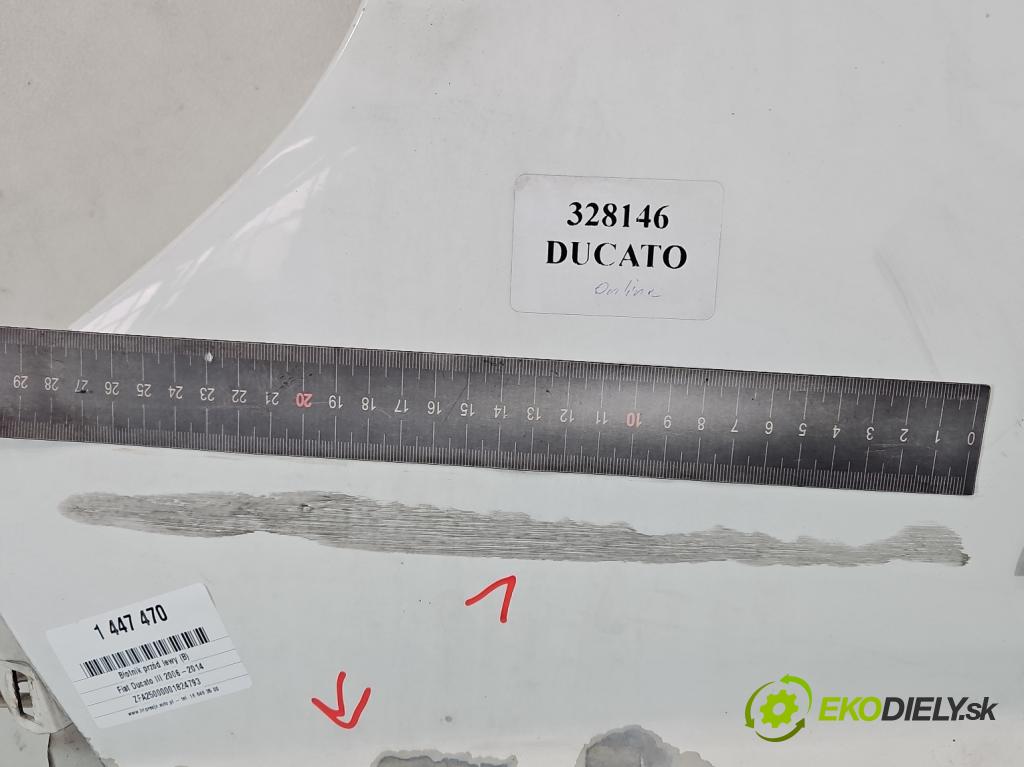 Fiat Ducato III 2006-2014 2.3 jtd 120 hp manual 88 kW 2287 cm3 5- blatnik přední levý  (Predné ľavé)