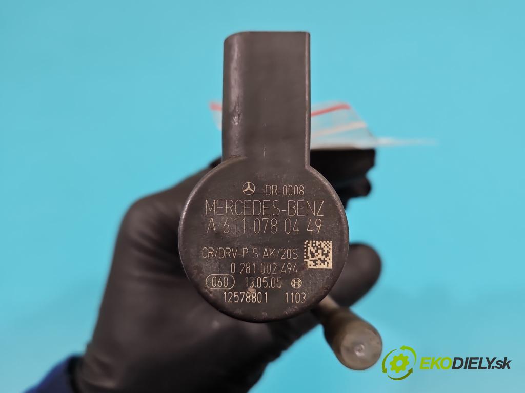 Mercedes E W211 2002-2009 3.0 V6 CDI 190 HP automatic 140 kW 2987 cm3 4- lišta vstrekovacia A6420700495/002 (Vstrekovacia lišta)