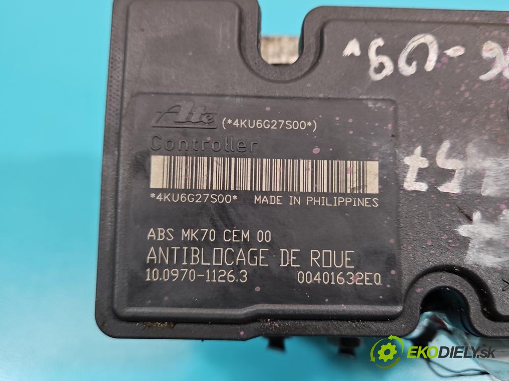 Peugeot 207 1.6 hdi 90 HP manual 66 kW 1560 cm3 5- čerpadlo abs 9662150680 (Pumpa ABS)
