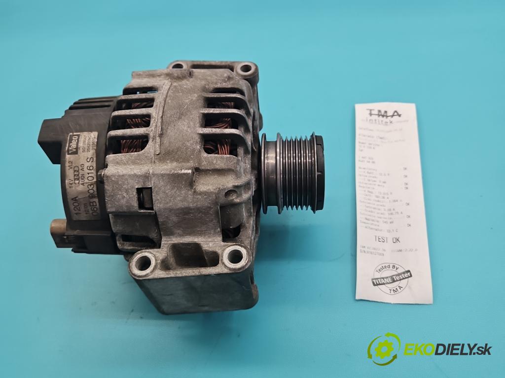 Audi A4 B6 2000-2004 2.0 20V 131 HP manual 96 kW 1984 cm3 4- Alternator 06B903016S (Alternátor)