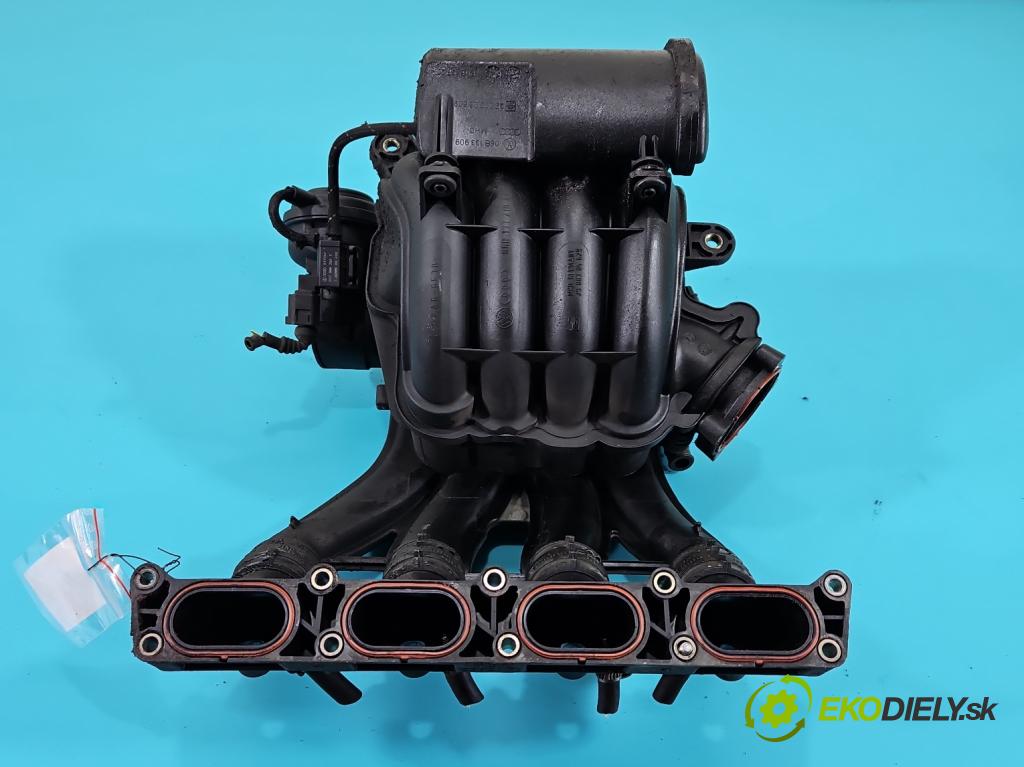 Audi A4 B6 2000-2004 2.0 20V 131 HP manual 96 kW 1984 cm3 4- zvod nasávací 06B133216G (Sacie potrubie)