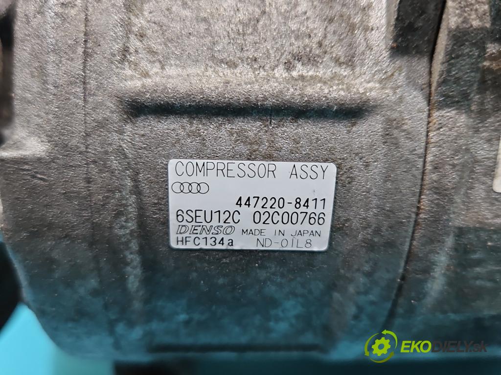 Audi A4 B6 2000-2004 2.0 20V 131 HP manual 96 kW 1984 cm3 4- Kompresor: klimatizácie 447220-8411 (Kompresor klimatizácie)