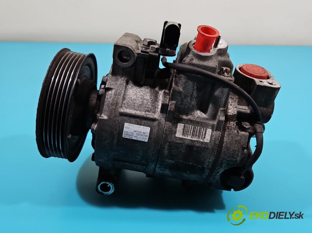 Audi A4 B6 2000-2004 2.0 20V 131 HP manual 96 kW 1984 cm3 4- Kompresor: klimatizácie 447220-8411 (Kompresor klimatizácie)