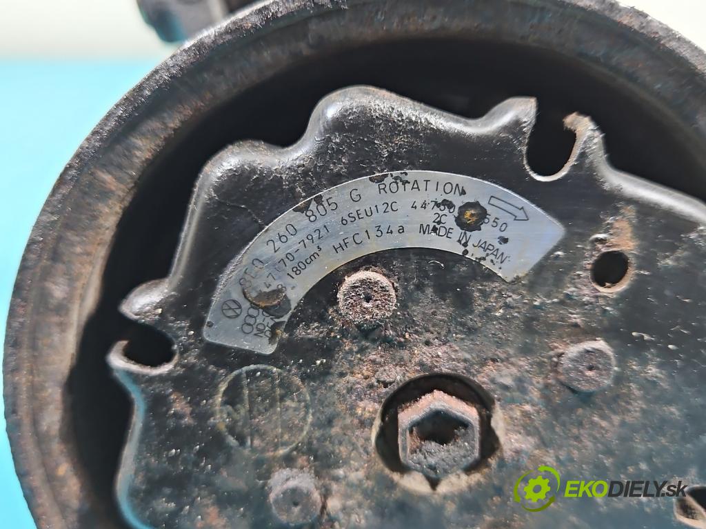 Audi A4 B6 2000-2004 2.0 20V 131 HP manual 96 kW 1984 cm3 4- Kompresor: klimatizácie 447220-8411 (Kompresor klimatizácie)