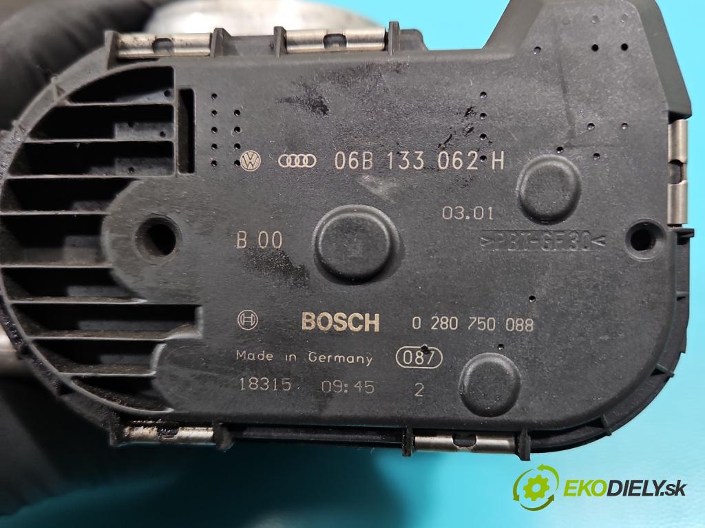 Audi A4 B6 2000-2004 2.0 20V 131 hp manual 96 kW 1984 cm3 4- škrticí klapka 0280750088 (Škrticí klapky)