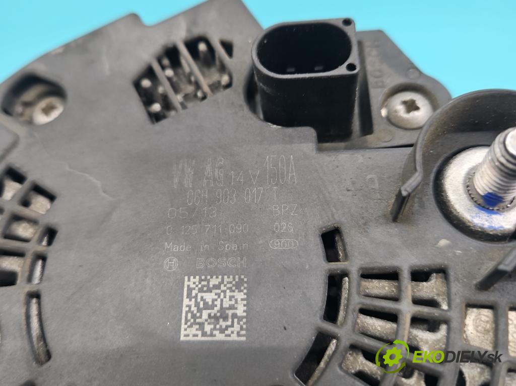 Audi A4 B8 2007-2015 1.8 TFSI 170 HP manual 125 kW 1798 cm3 4- Alternator 06H903017T (Alternátor)