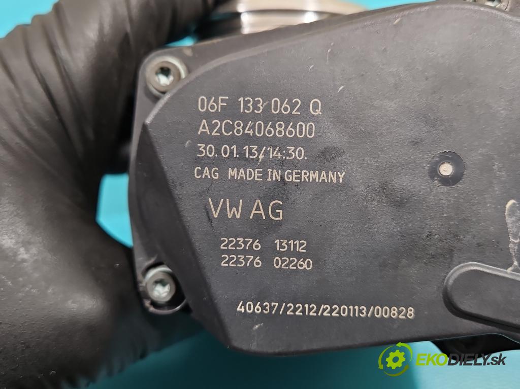 Audi A4 B8 2007-2015 1.8 TFSI 170 HP manual 125 kW 1798 cm3 4- klapka 06F133062Q (Škrtiaca klapka)