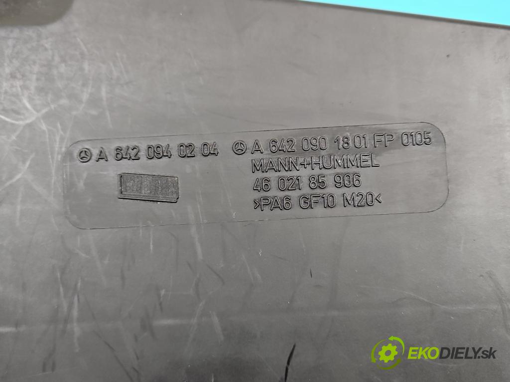 Mercedes E W211 2002-2009 3.0 V6 CDI 190 HP automatic 140 kW 2987 cm3 4- obal filtra vzduchu A6420940204 (Obal filtra vzduchu)