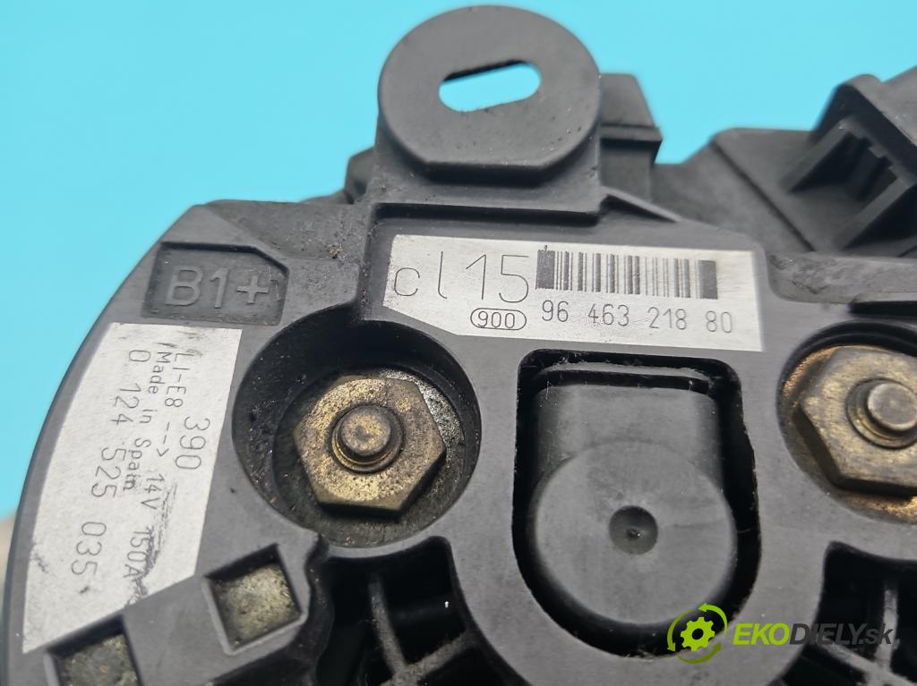 Peugeot 307 2.0 hdi 90 HP manual 66 kW 1997 cm3 5- Alternator 0124525035 (Alternátor)
