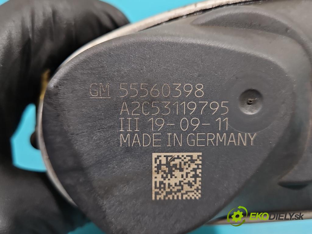 Chevrolet Cruze 1.6 16V 124hp manual 91 kW 1598 cm3 4- klapka 55560398 (Škrtiaca klapka)