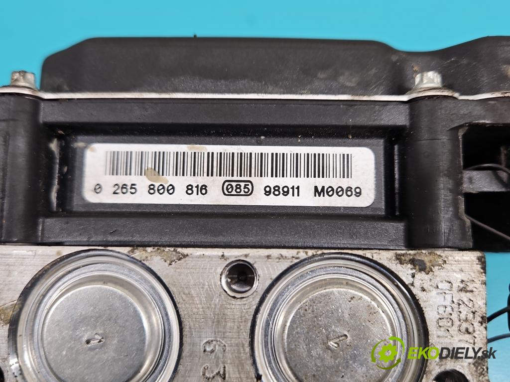 Skoda Fabia II 2007-2014 1.2 12V 69KM manual 51 kW 1198 cm3 5- čerpadlo abs 0265232276 (Pumpy brzdové)