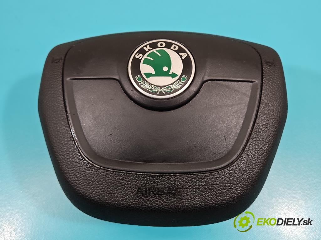 Skoda Fabia II 2007-2014 1.2 12V 69KM manual 51 kW 1198 cm3 5- airbag vzduch: Řidiči: 5J0880201H (Airbag)