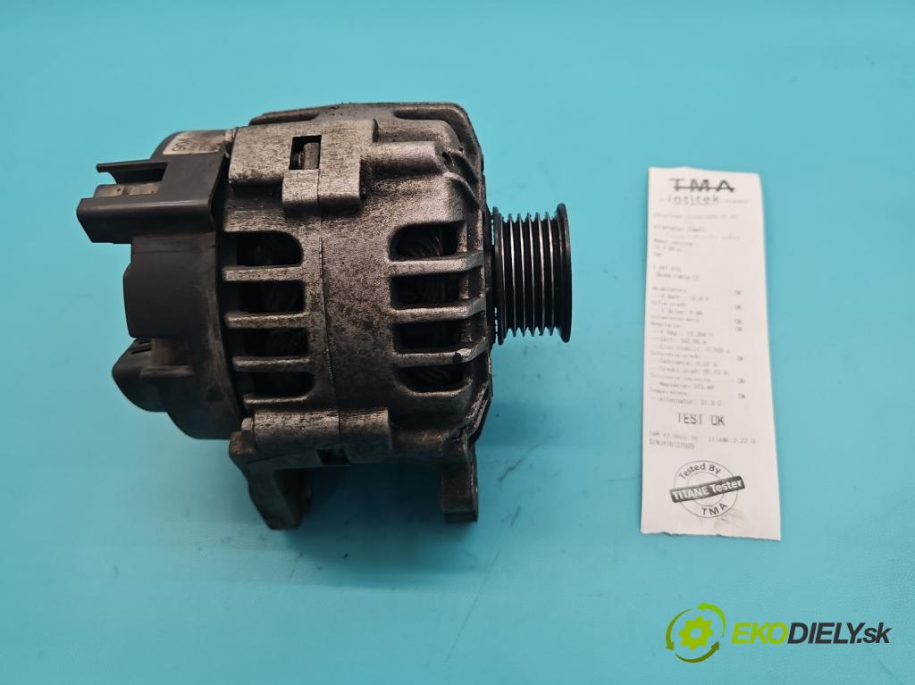 Skoda Fabia II 2007-2014 1.2 12V 69KM manual 51 kW 1198 cm3 5- Alternator 03D903025J (Alternátor)