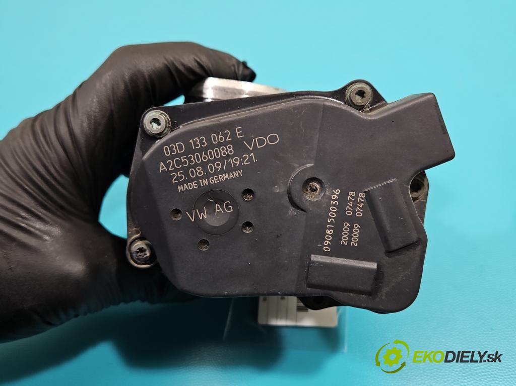 Skoda Fabia II 2007-2014 1.2 12V 69KM manual 51 kW 1198 cm3 5- klapka 03D133062E (Škrtiaca klapka)