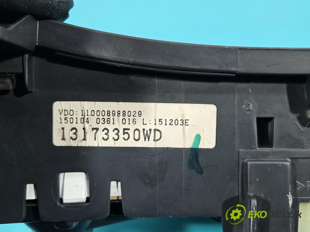 Opel Corsa C 2000-2006 1.2 16V 75 HP manual 55 kW 1199 cm3 5- riadiaca jednotka motora 55350552