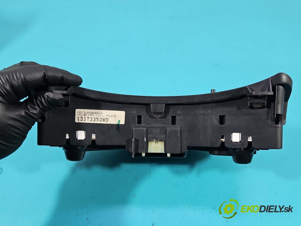 Opel Corsa C 2000-2006 1.2 16V 75 HP manual 55 kW 1199 cm3 5- riadiaca jednotka motora 55350552