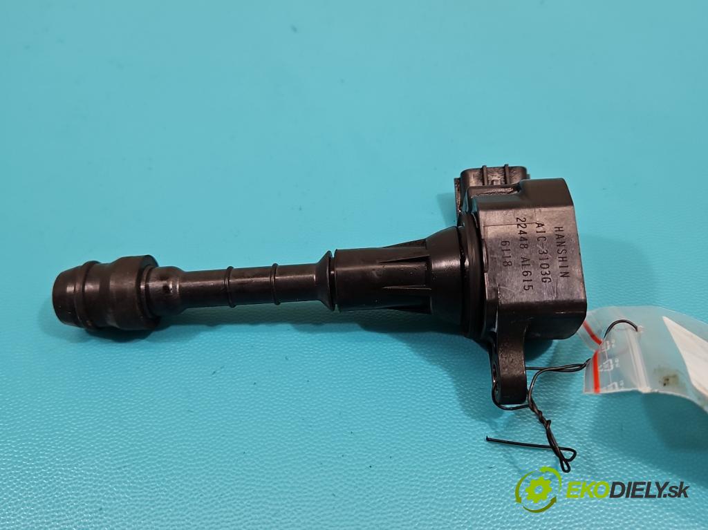 Infiniti FX I 2003-2008 3.5 V6 280KM: automatic 206 kW 3498 cm3 5- cievka zapaľovacia 22448AL615 (Zapaľovacia cievka)